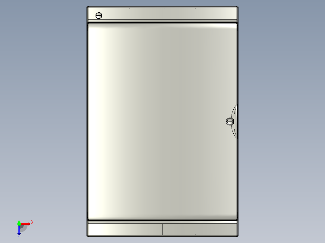 电气柜-84654俯视图