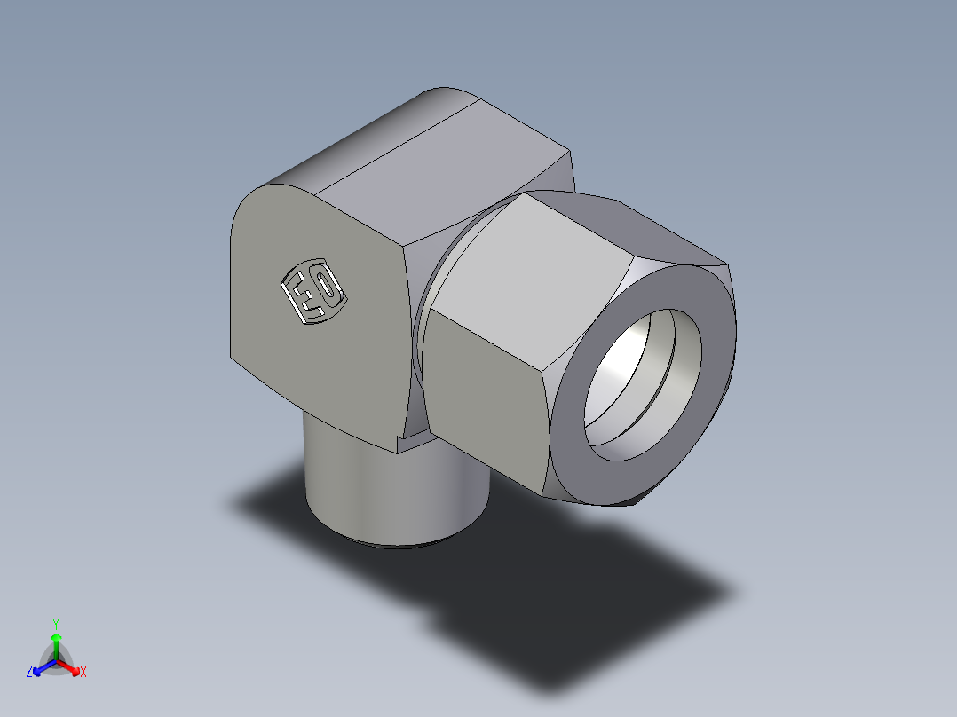 卡套式工业通用硬管接头EO_Male_stud_elbow_WE12LLRCF