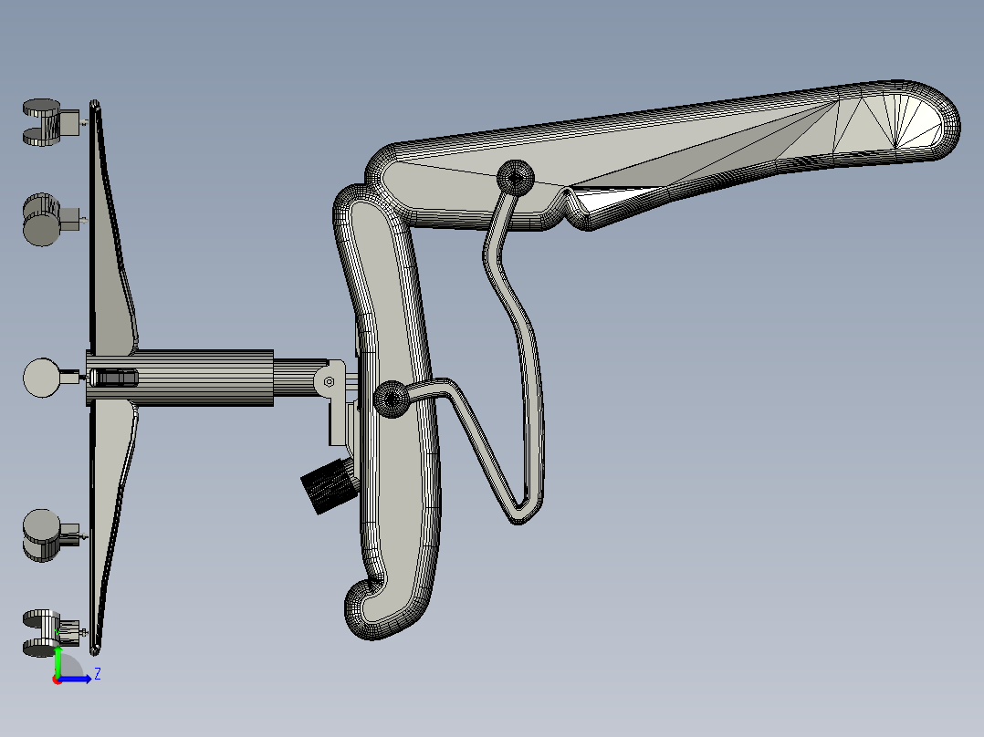 office-arm-chair-michel-man-办公椅左视图