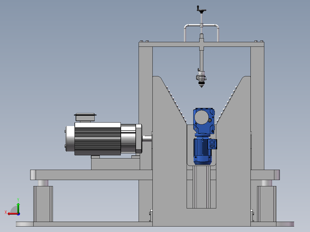 管材切割机sw18后视图