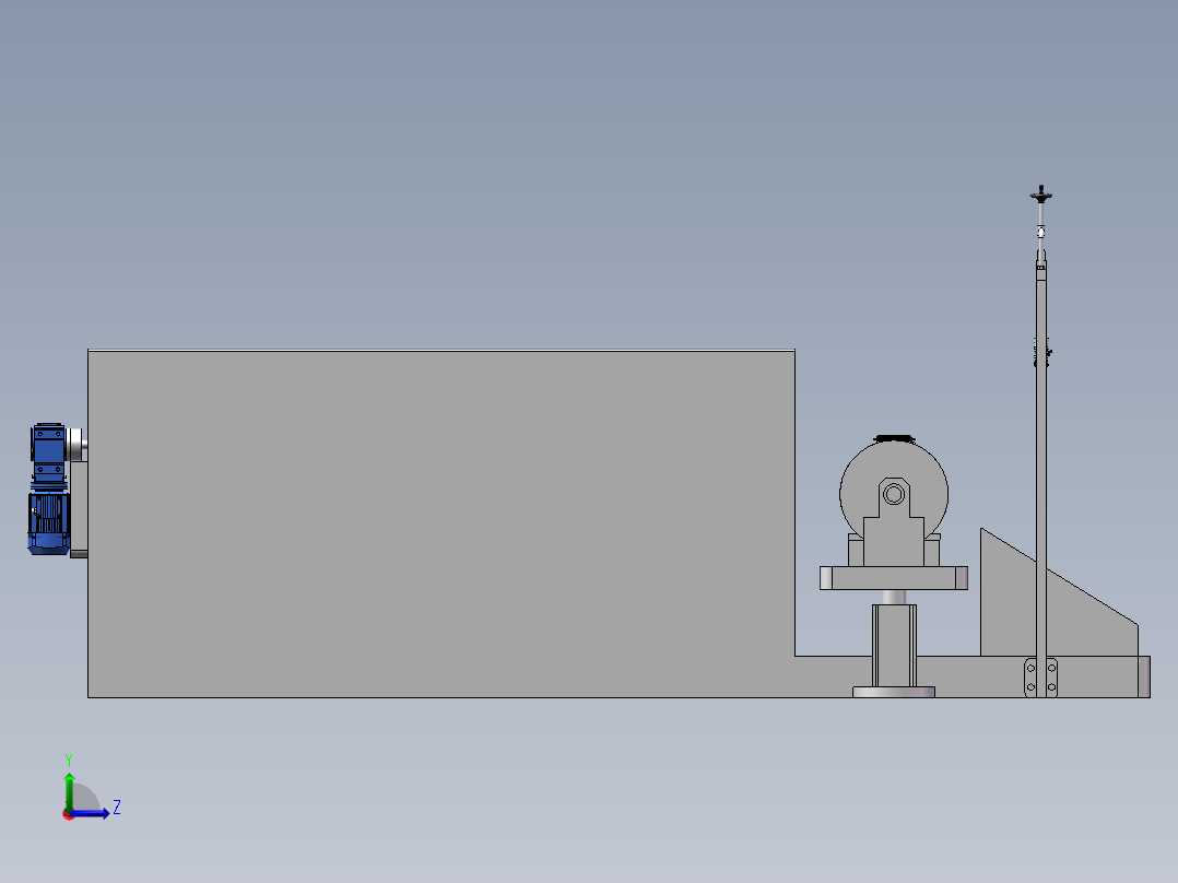 管材切割机sw18左视图