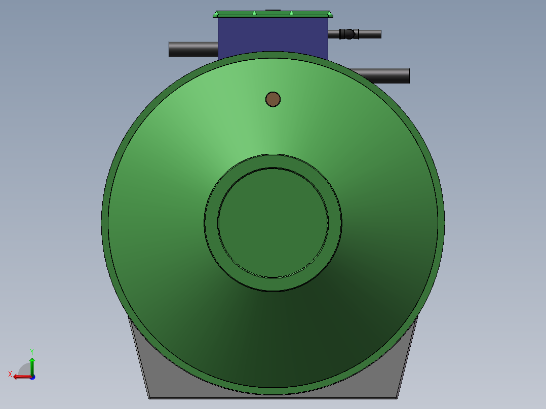 HYL-B100分布集中式一体化污水处理设备后视图
