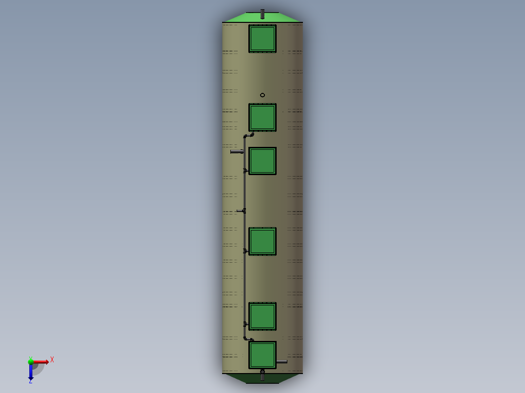 HYL-B100分布集中式一体化污水处理设备俯视图