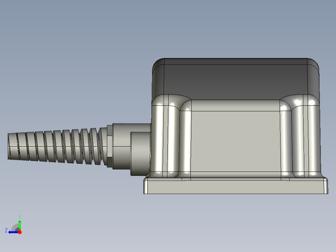 上银线性制动器STEP_LAK2右视图