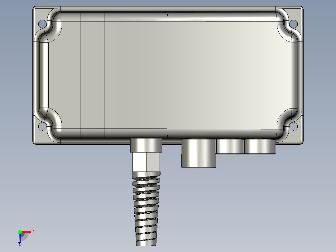 上银线性制动器STEP_LAK2俯视图