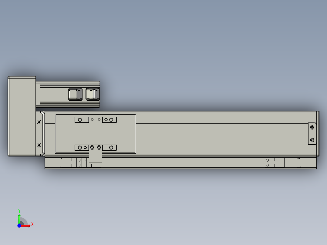 VF丝杆传动-一般环境VT6-L10-C-S240-BR-P10-D4前视图