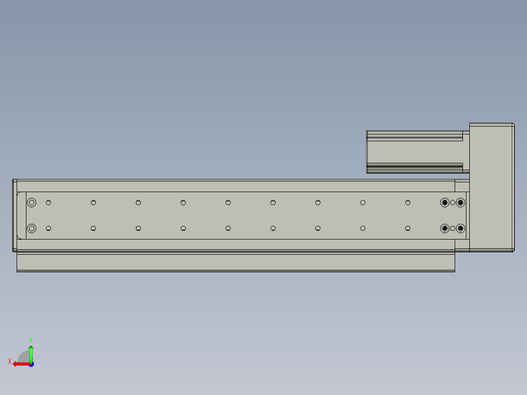 VF丝杆传动-一般环境VT6-L10-C-S240-BR-P10-D4后视图