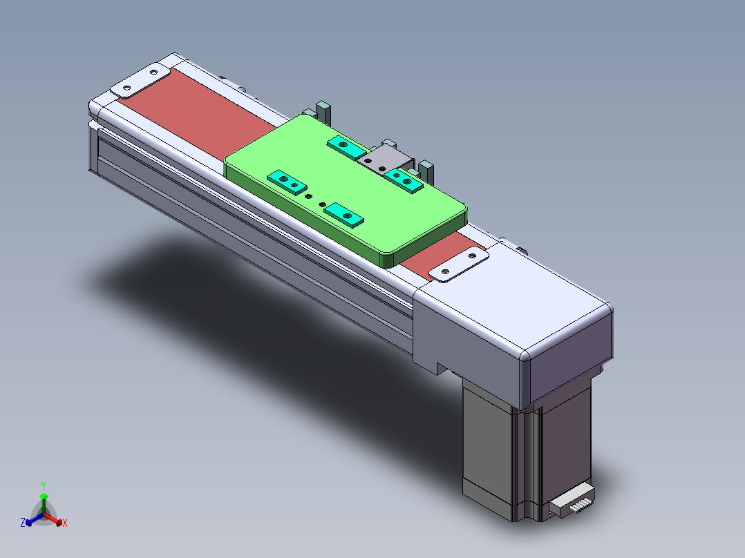 MCB同步带全封闭MCB6-BM-57正等轴测图