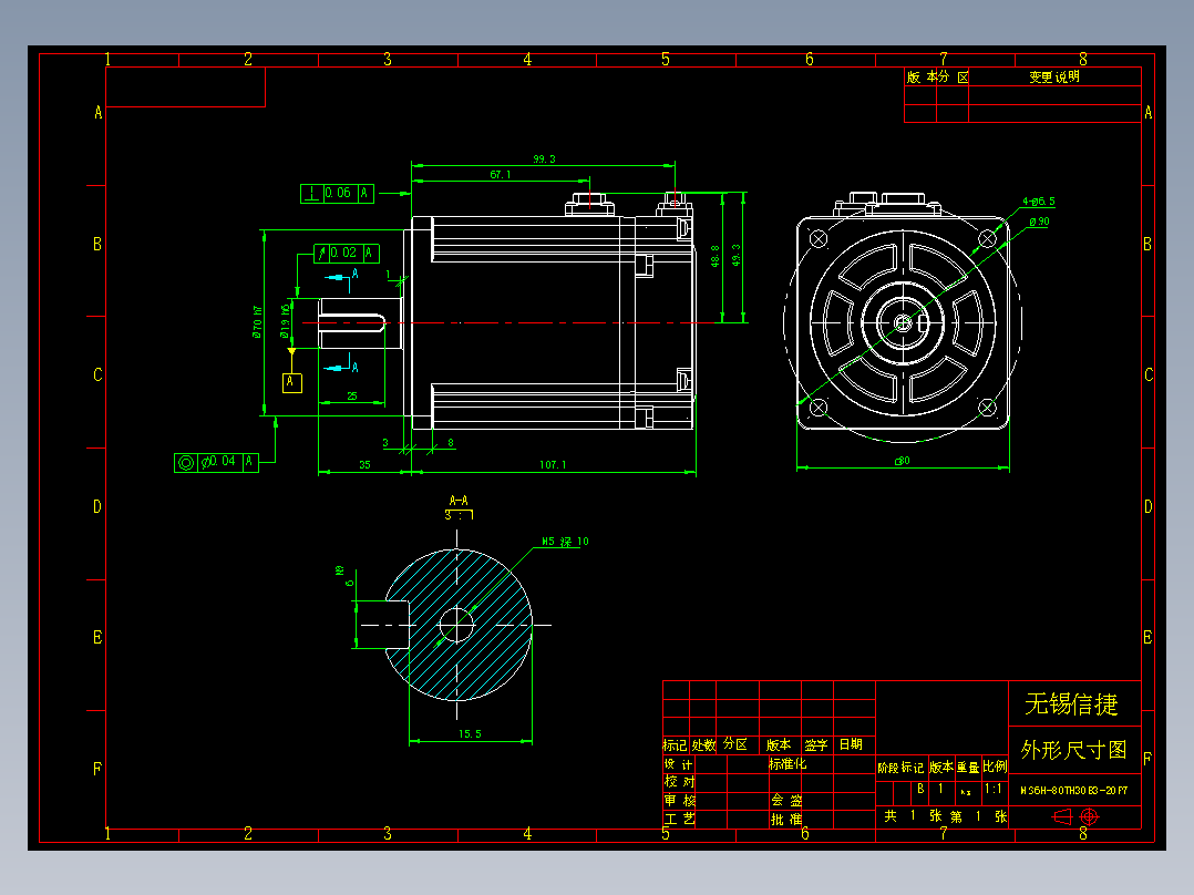 电机MS6H-80TH30B3-20P7.DWG