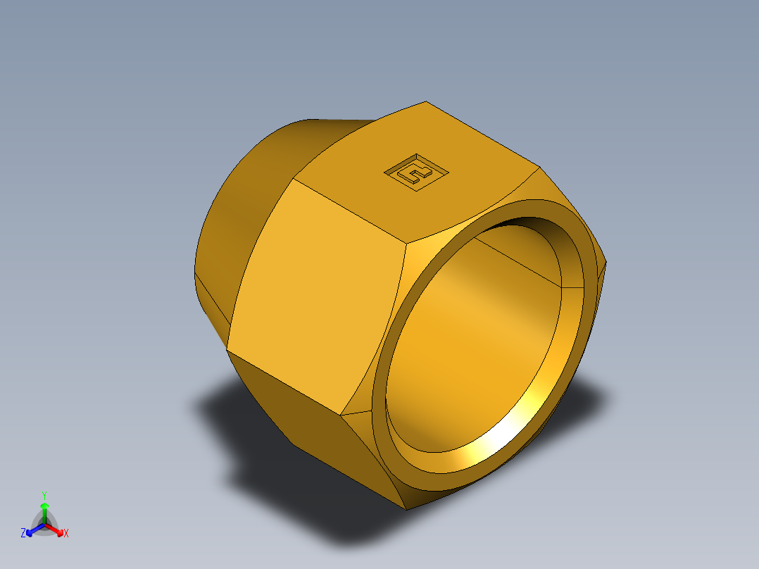 扩口式工业通用硬管接头Cap Nut 640F-10