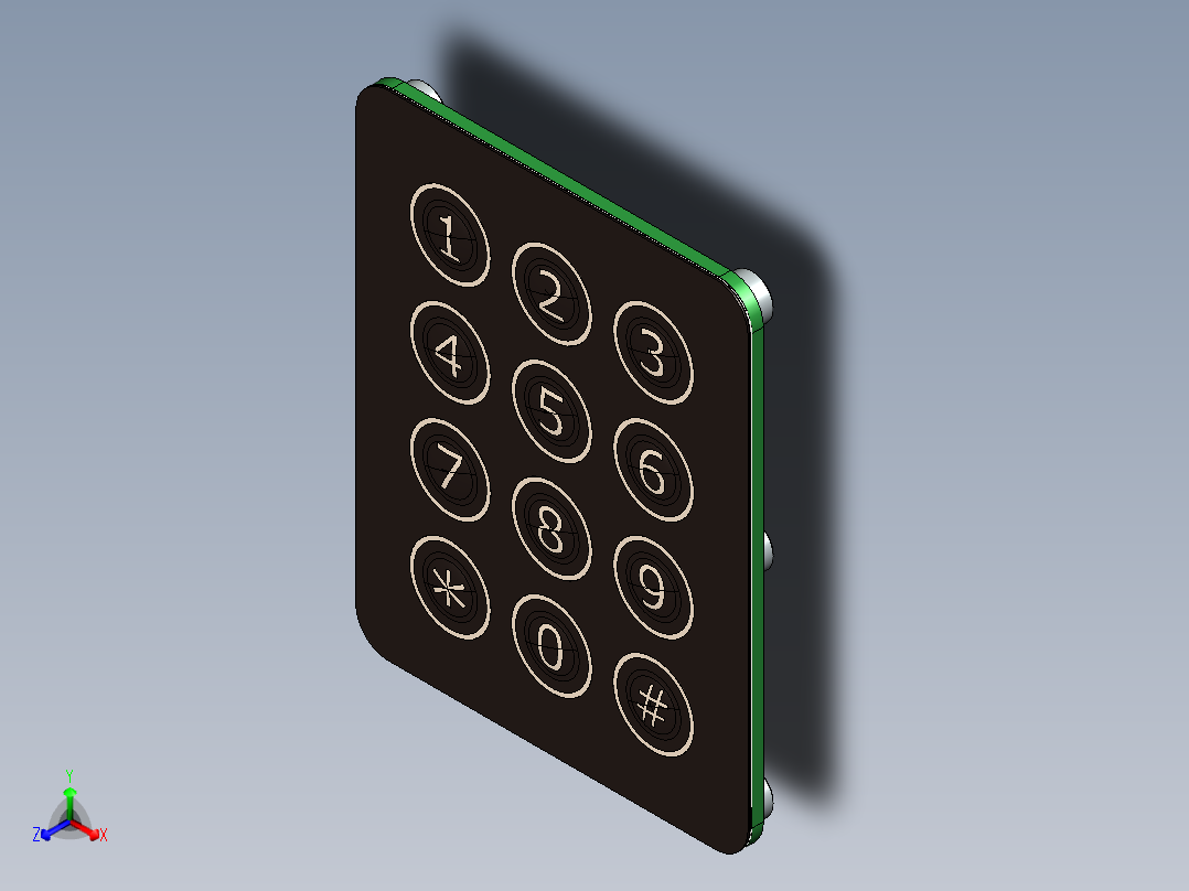 基于 PCB 的薄膜键盘