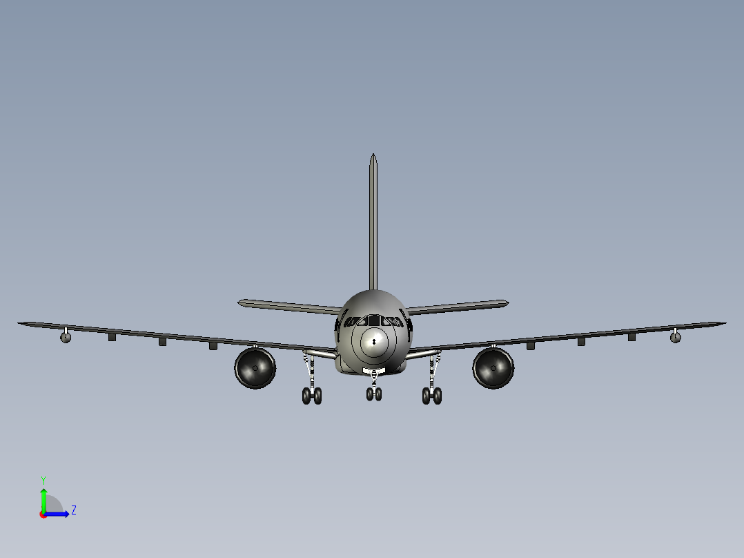 68-波音 KC46 pegasus STP STL左视图