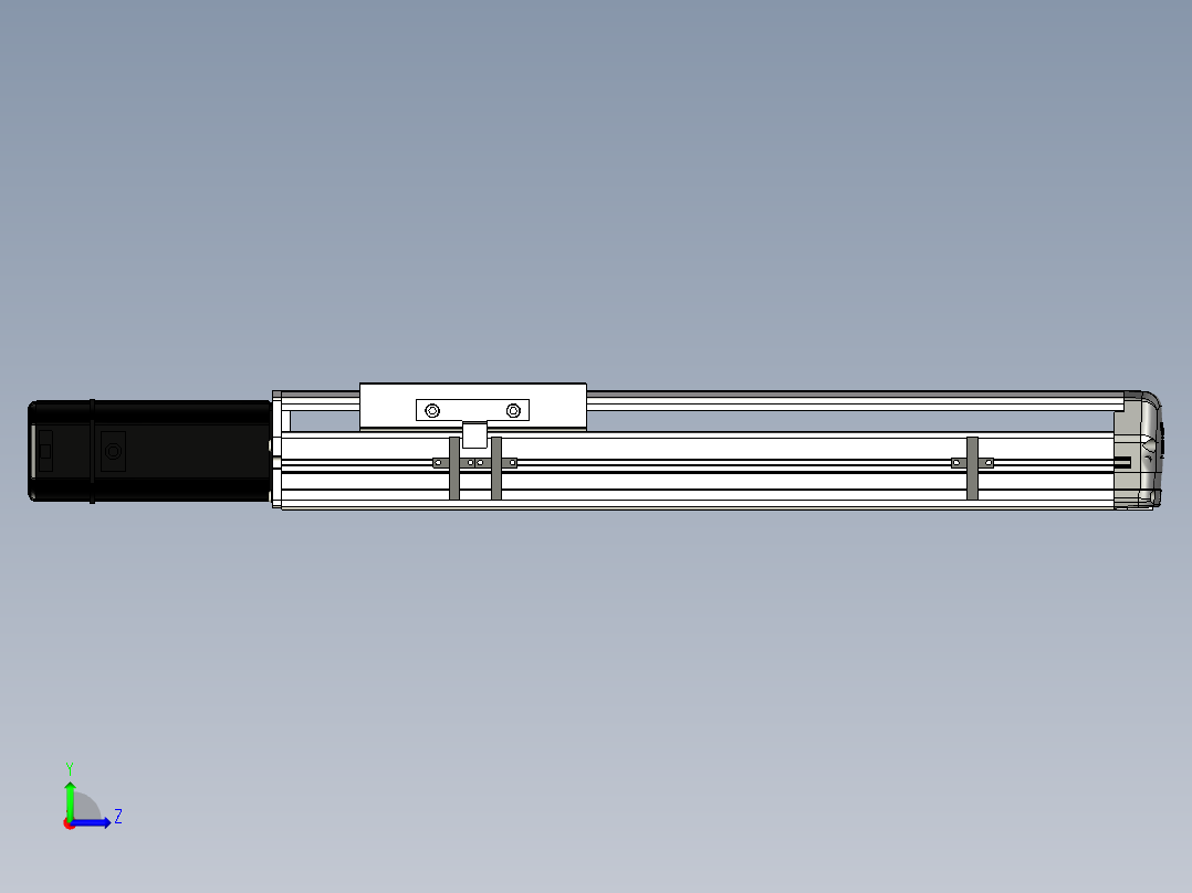 Toyo东佑达直线模组-ETH14-300-BC-400W+煞車左视图