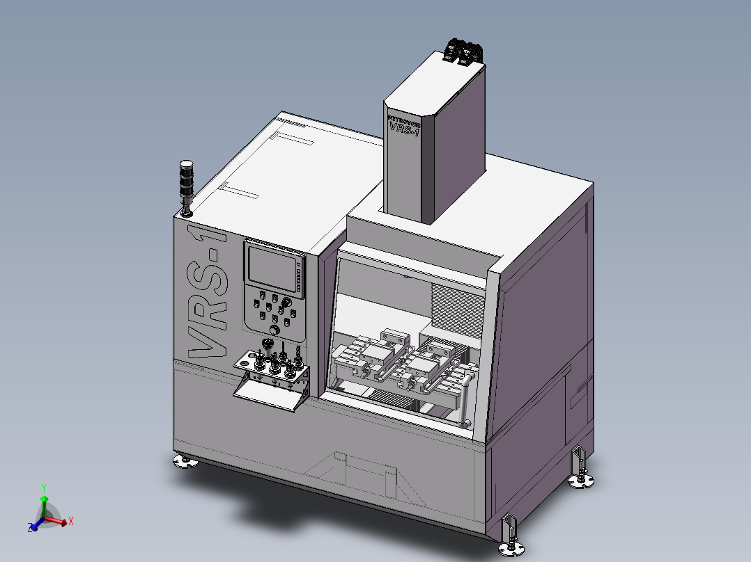 数控铣床CNC3D图纸 非标自动化设备3D图纸3D模型
