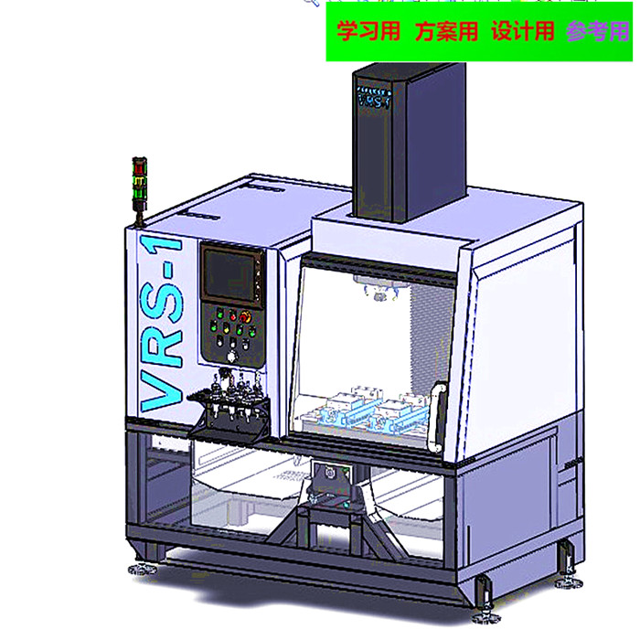 数控铣床CNC3D图纸 非标自动化设备3D图纸3D模型