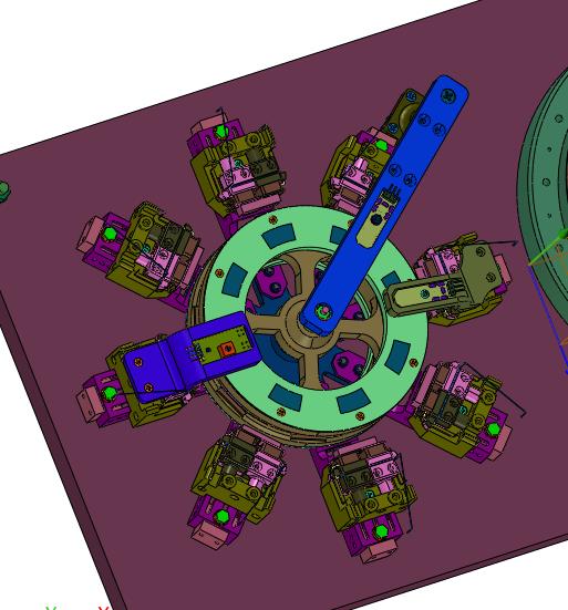 电磁型平面微电机