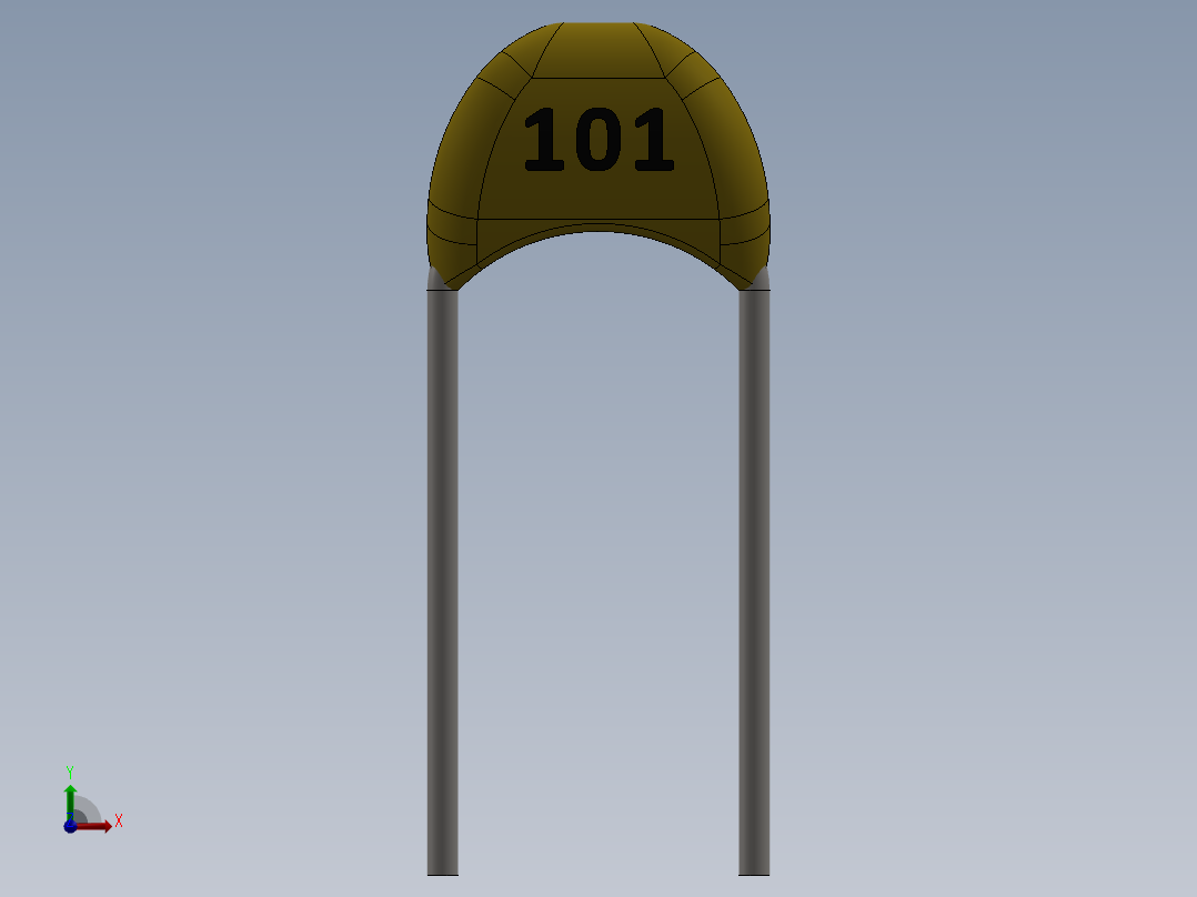 电容器 二极管 电阻器-Capacitor Ceramic 101 100pF