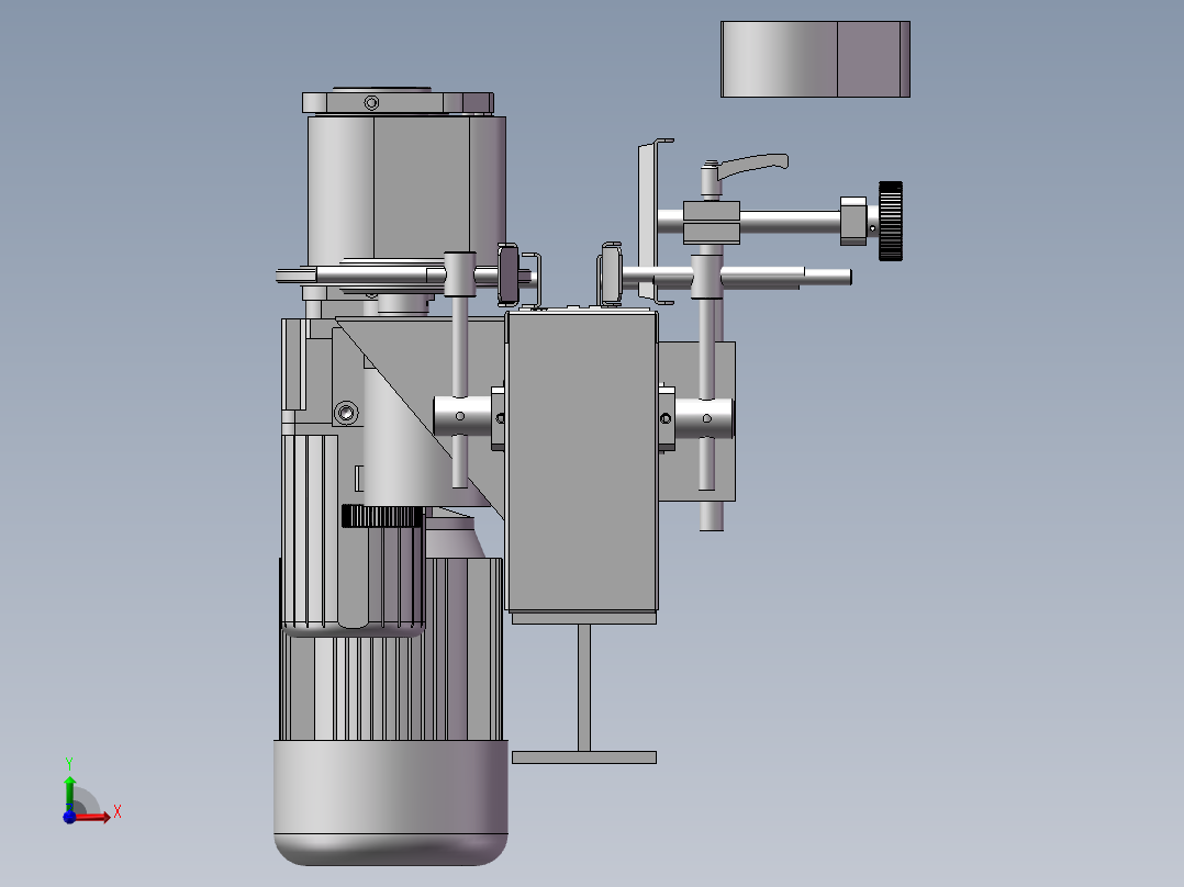 贴标机输送系统、药瓶链板输送机前视图