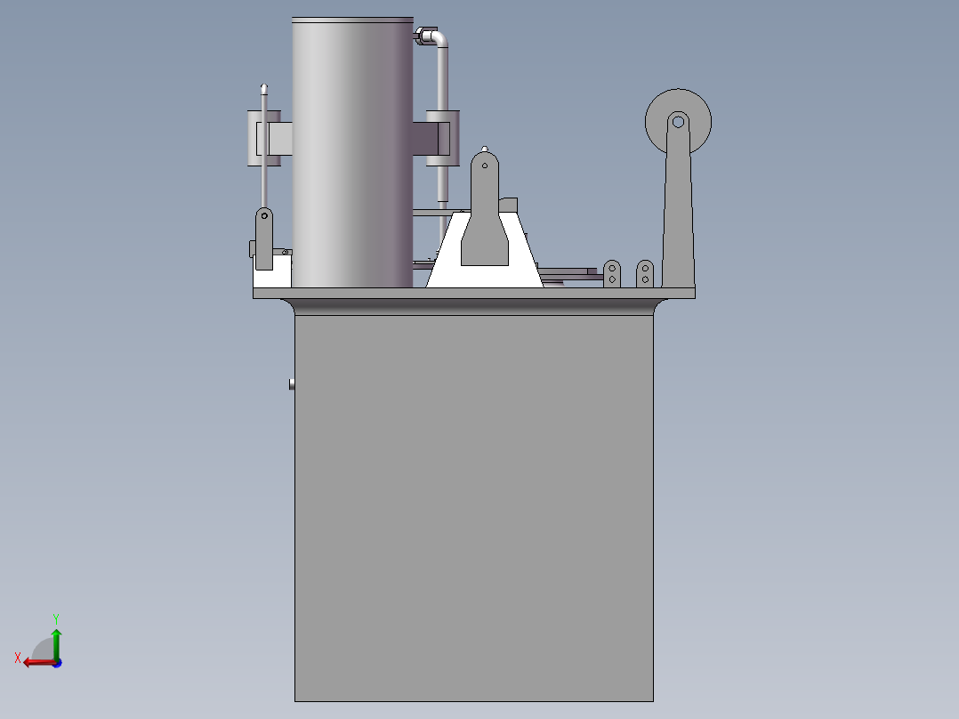 JX608-糖果包装机设计三维建模含cad图纸后视图