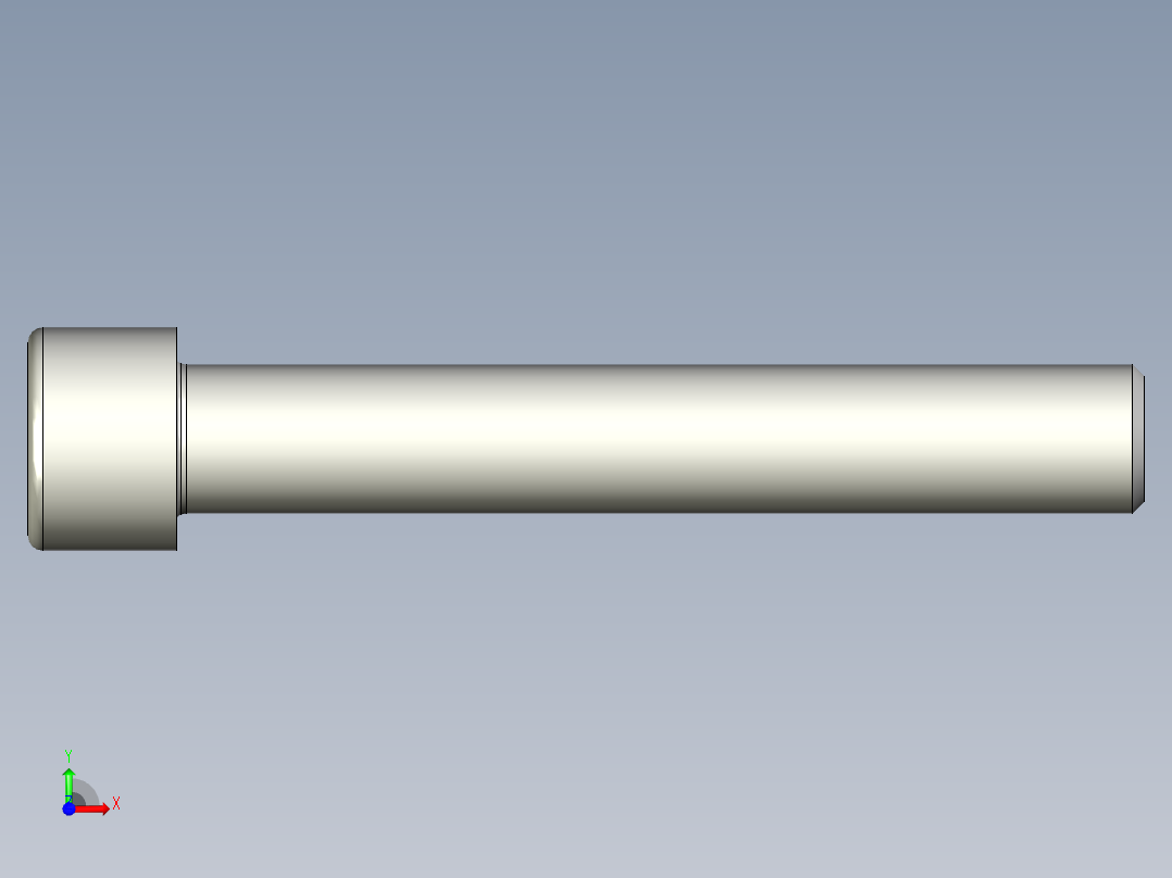 螺钉-DIN_912-M20x130.stp前视图