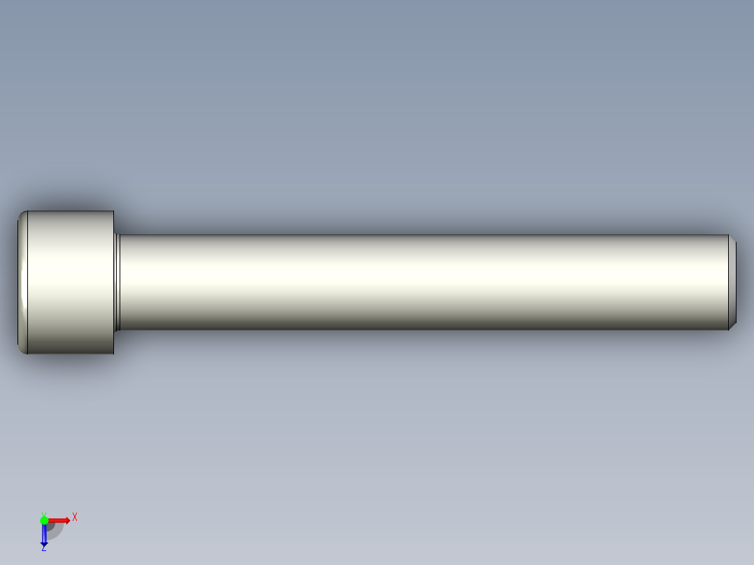 螺钉-DIN_912-M20x130.stp俯视图