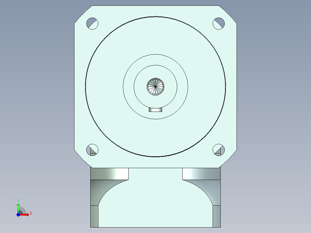 直齿ZPLX142-L2 22-110-145-M8.stp前视图