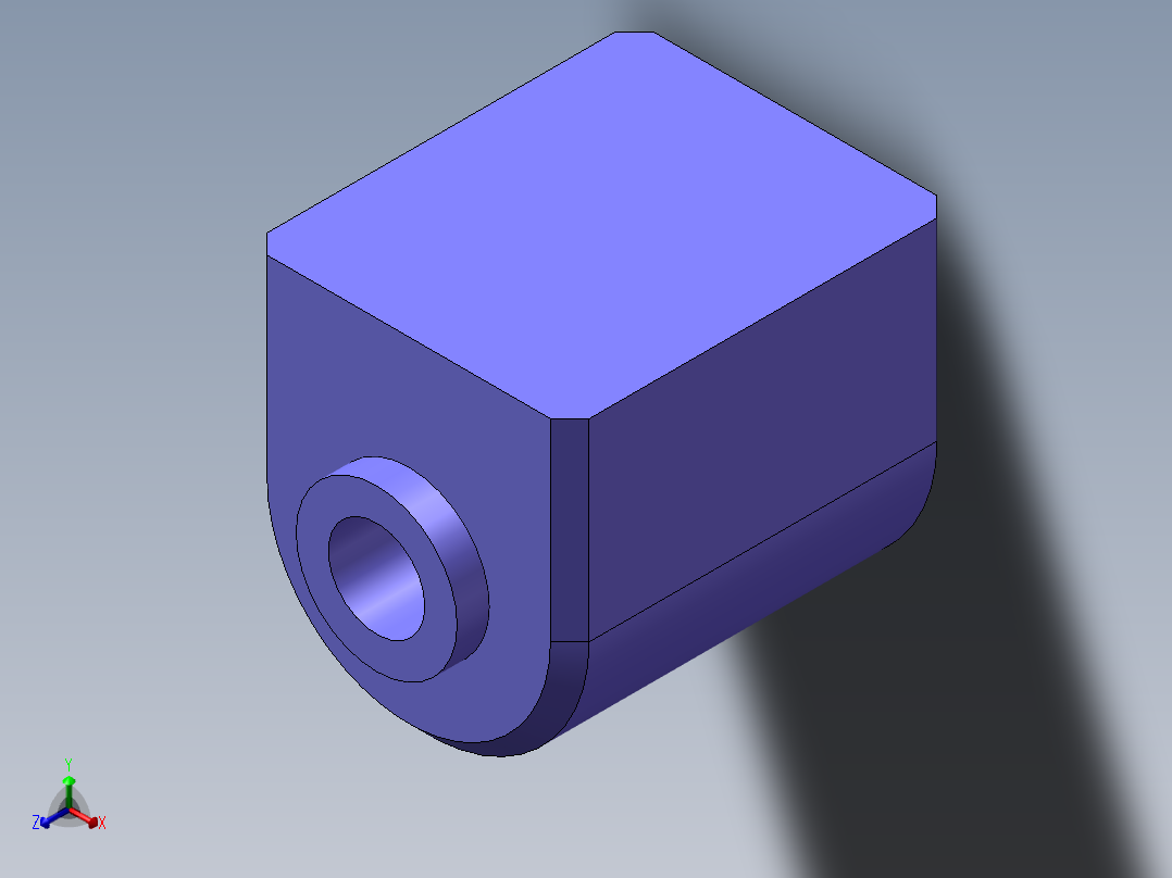 S7 长行程电磁铁座正等轴测图