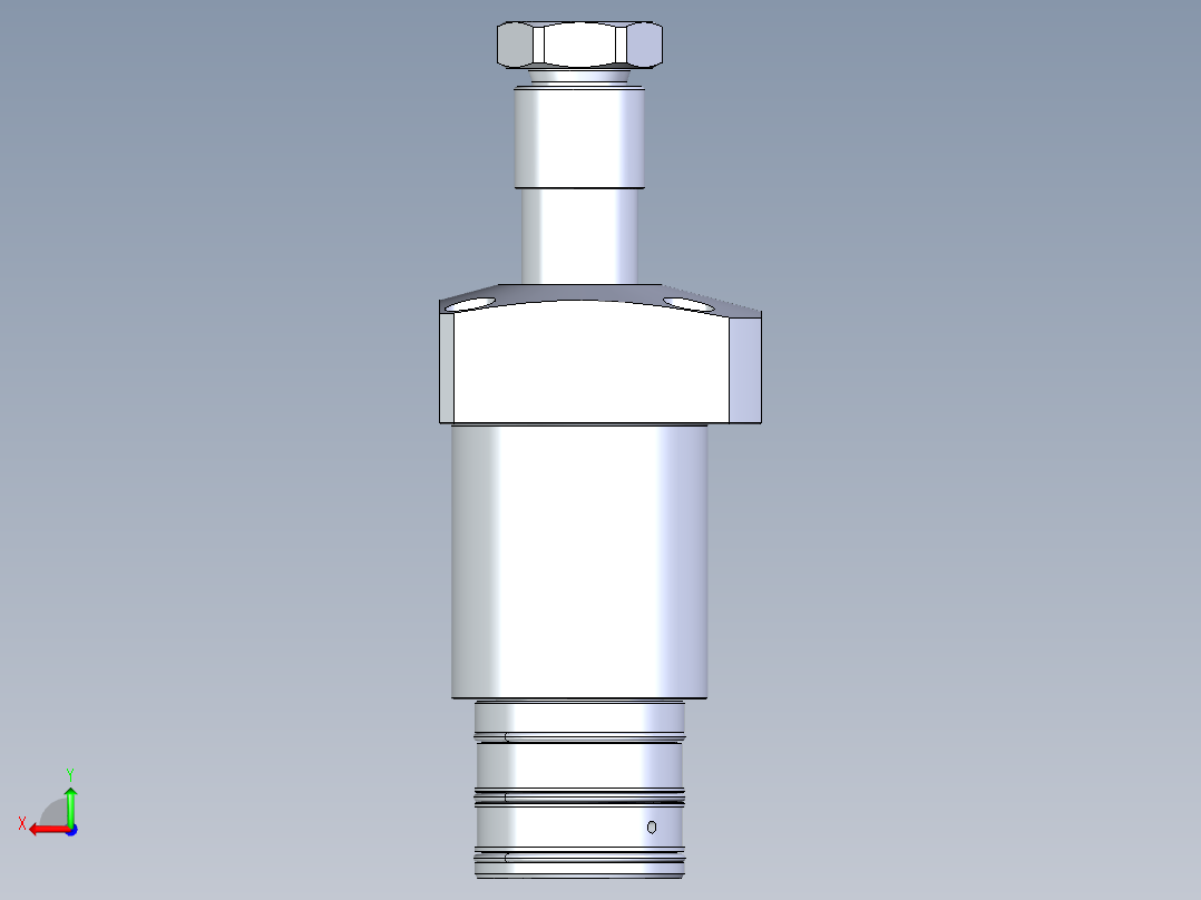 KOSMEKLHA0550-SRM多系列多零件图纸模型后视图