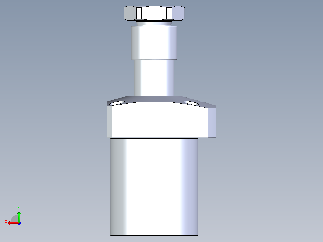 KOSMEKLHA0650-SR-Q15多系列多零件图纸模型后视图