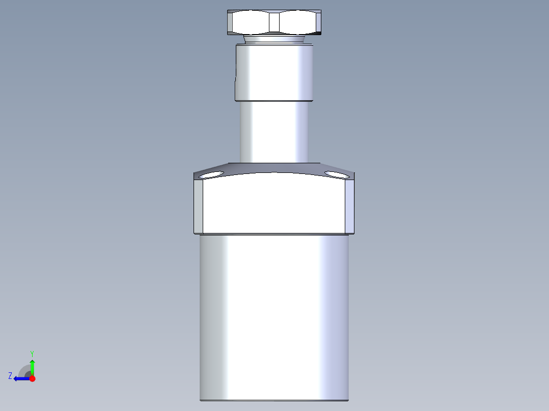 KOSMEKLHA0650-SR-Q15多系列多零件图纸模型右视图