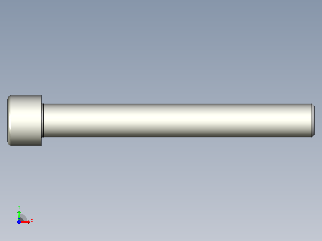 螺钉-DIN_912-M16x130.stp前视图