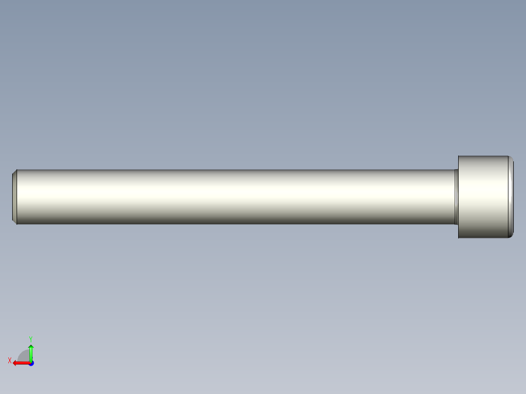 螺钉-DIN_912-M16x130.stp后视图