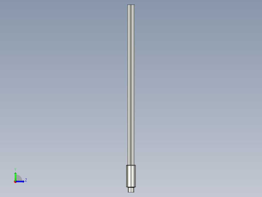 基恩士FU-61Z_core_kc图纸模型左视图