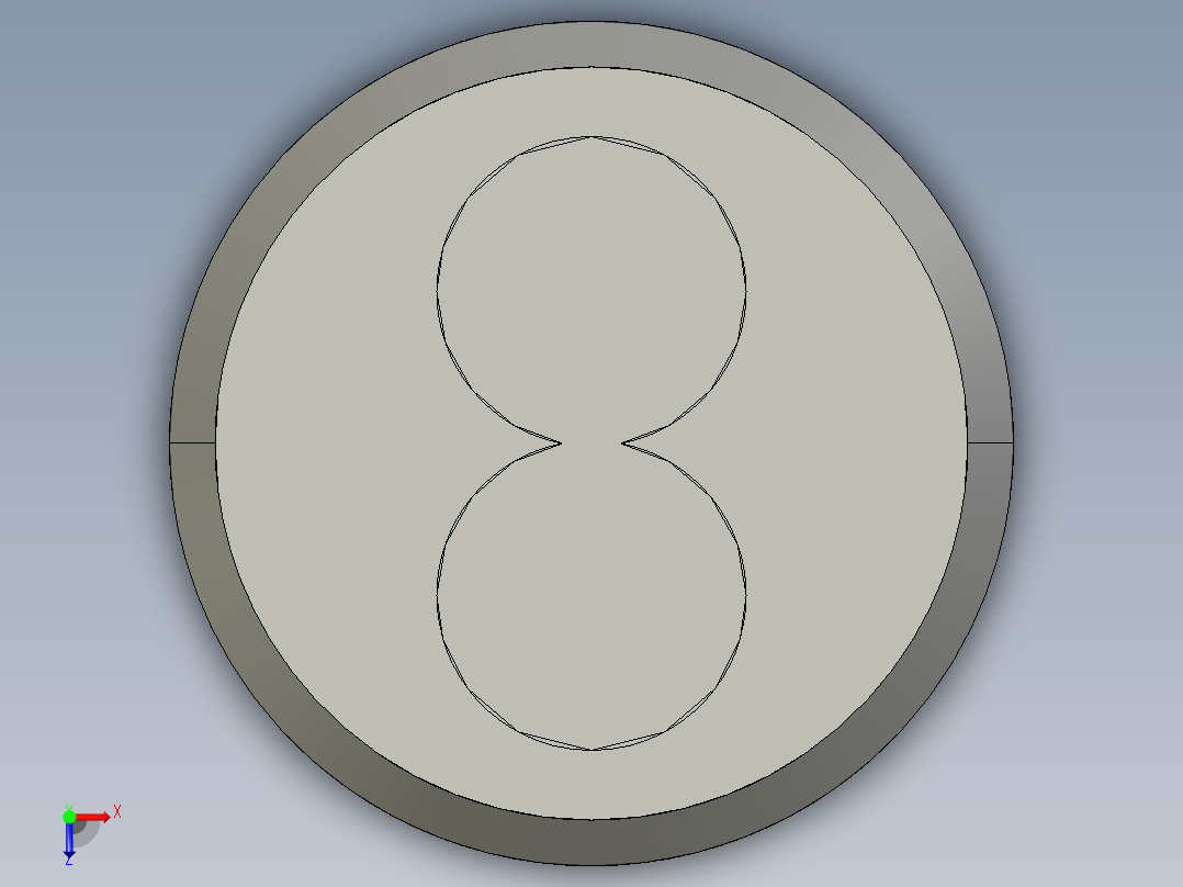 基恩士FU-61Z_core_kc图纸模型俯视图