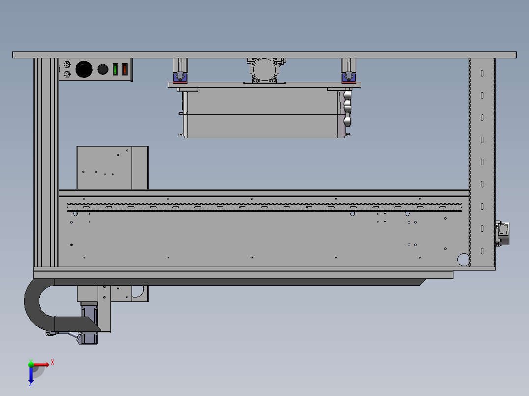 密封胶点胶机sw22可编辑俯视图