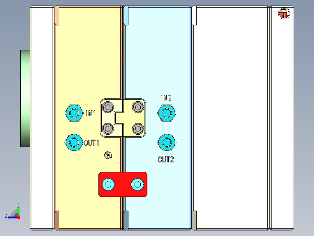 保护套模具（装配档）右视图
