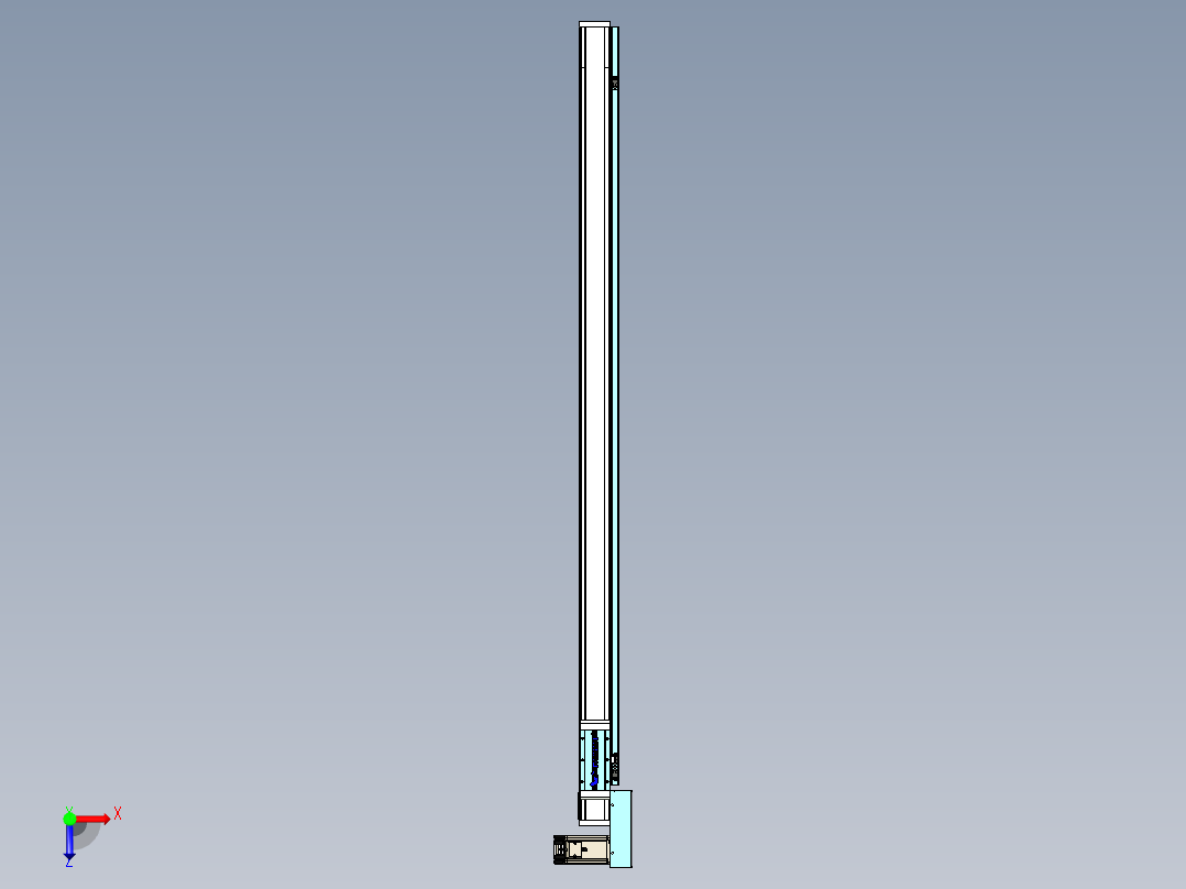 欧规系列-LB6A-L65-S1400-BL-ZP40-C3俯视图