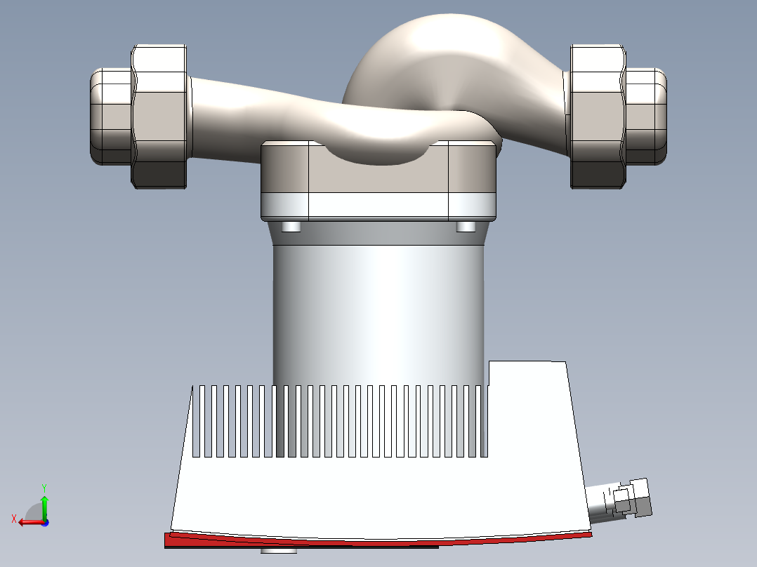 循环加速器后视图