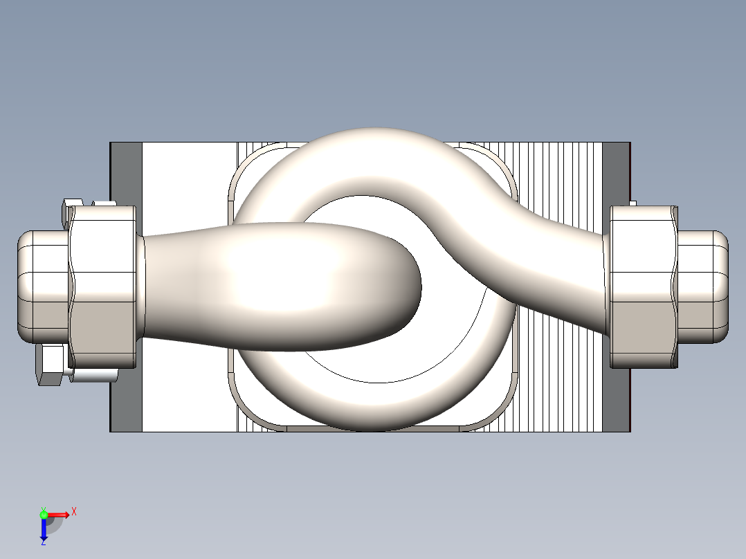 循环加速器俯视图