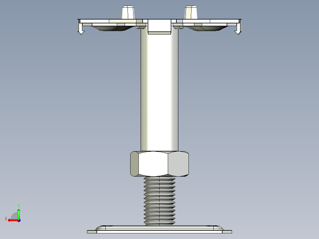 铺地板用的piedestal后视图