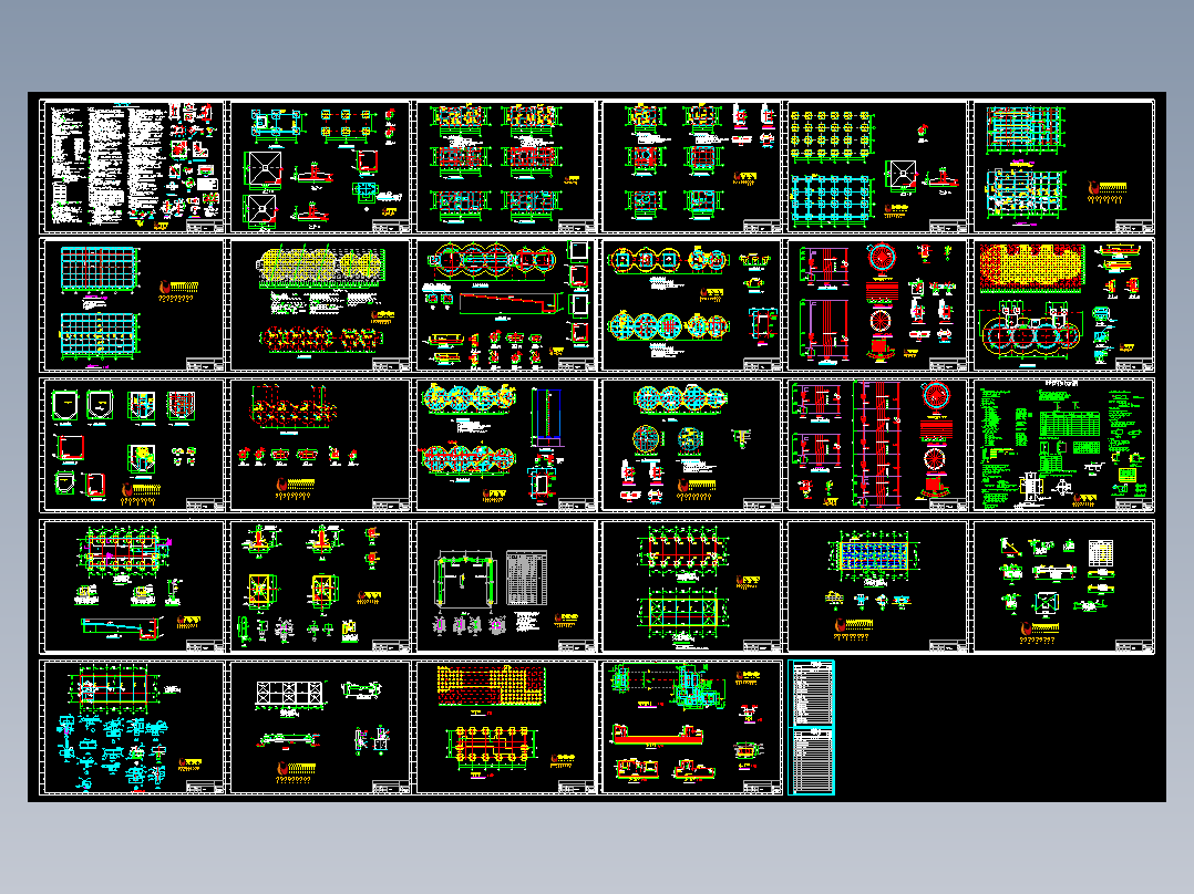 100万吨水泥熟料粉磨站全套图30张