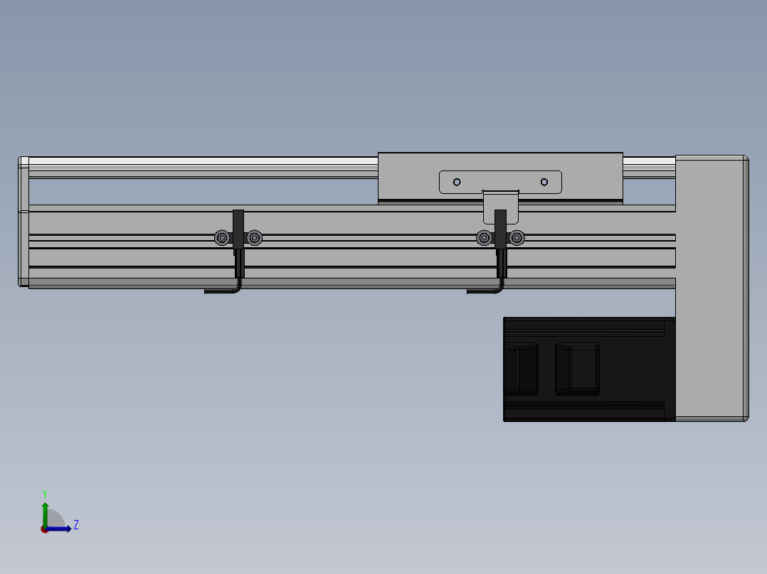 精密模组MY140-T10-150L-BM-P40B-C4-C左视图