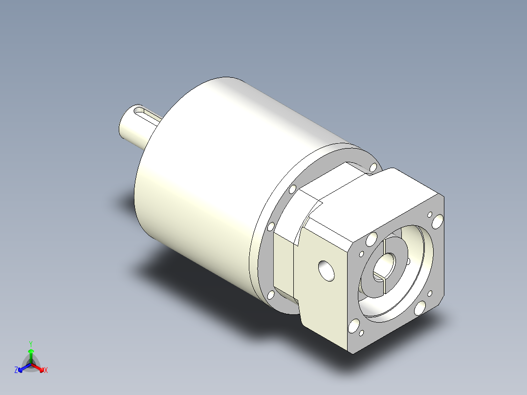 直齿PLE120-L3-LC 19-70-90-M5正等轴测图
