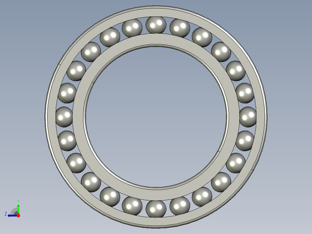 深沟球轴承6012右视图
