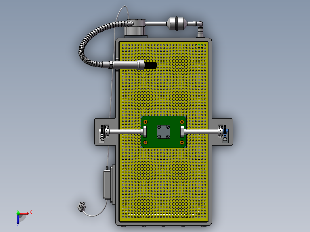 混凝土试块强度检测设备俯视图