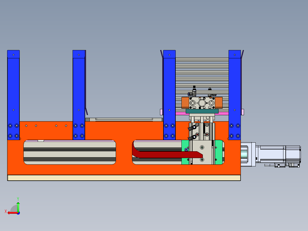 连接板组装设备creo5.0.zip后视图