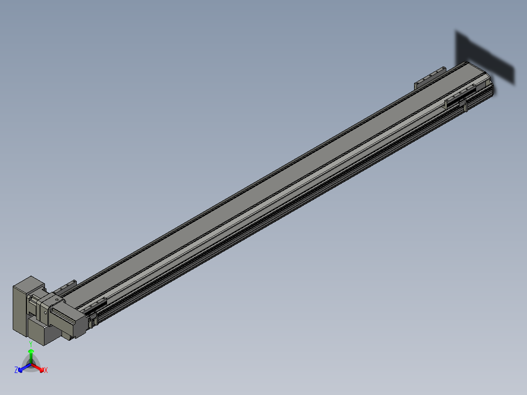 直线模组LHB17-L40-S1900-LU设计图纸