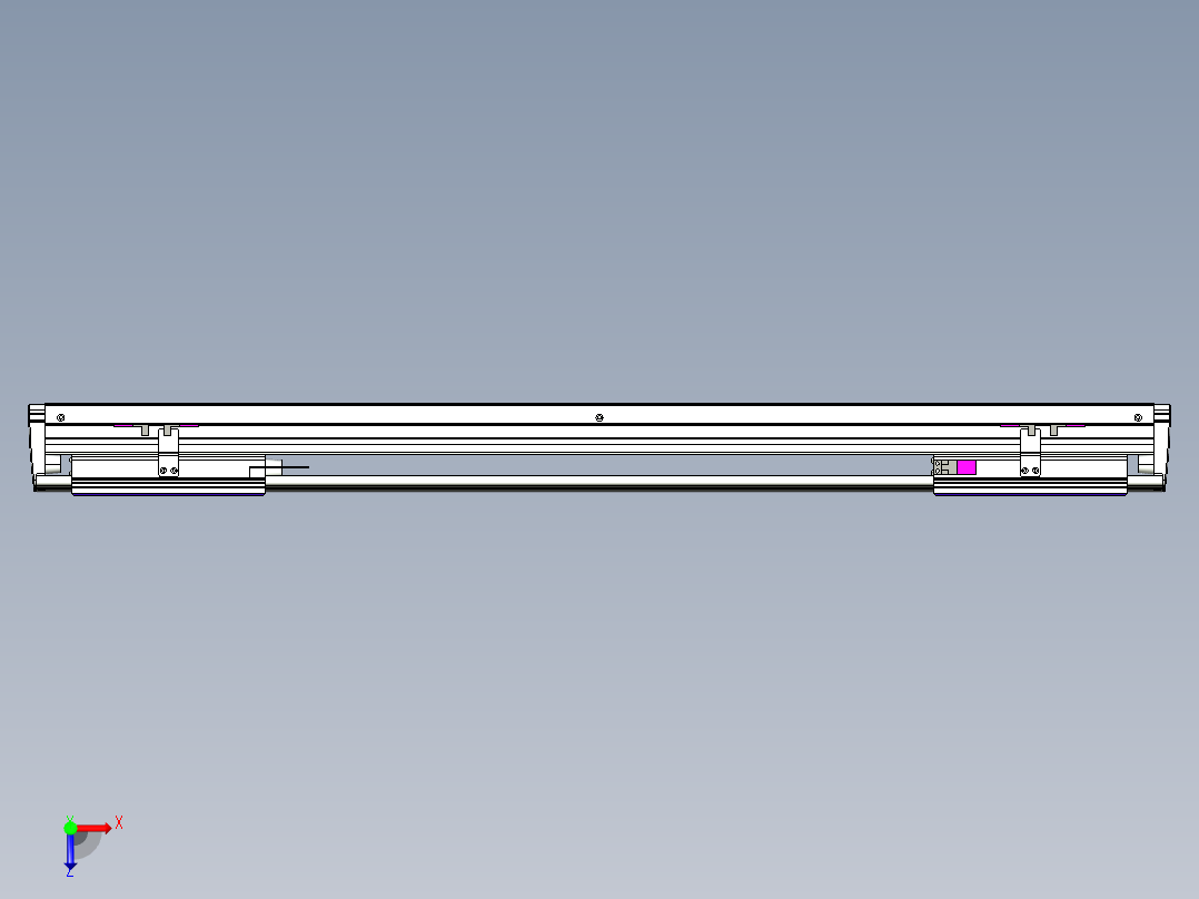 威洛博VL系列3d模型模组2VL14S2Y-S600俯视图