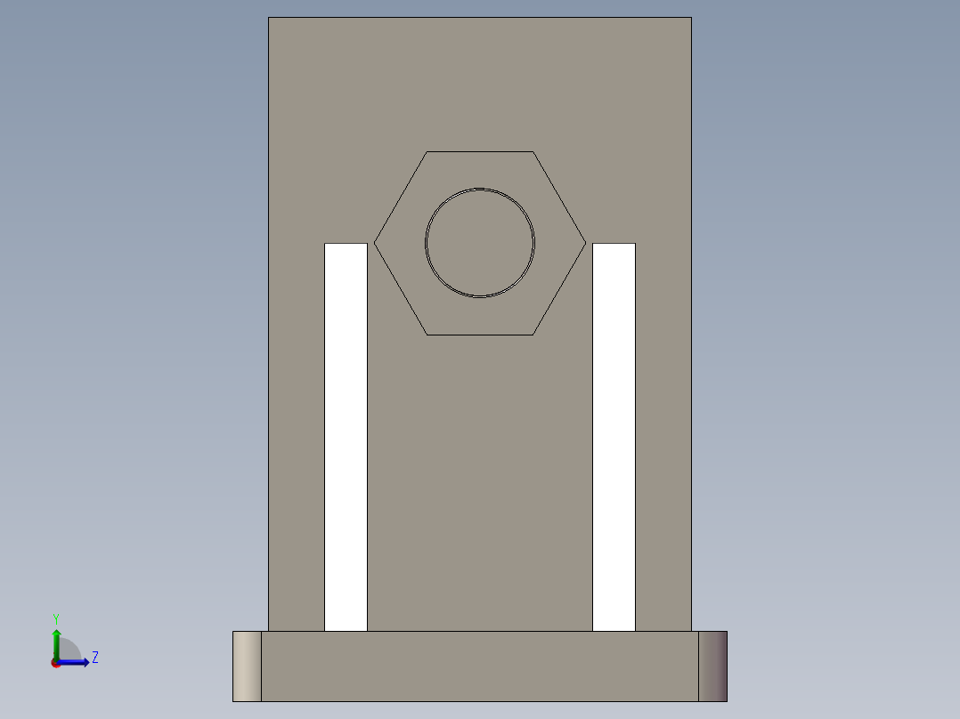 CA6140拨叉831003钻7孔夹具设计CAD图纸+工艺卡+SolidWorks三维模型左视图