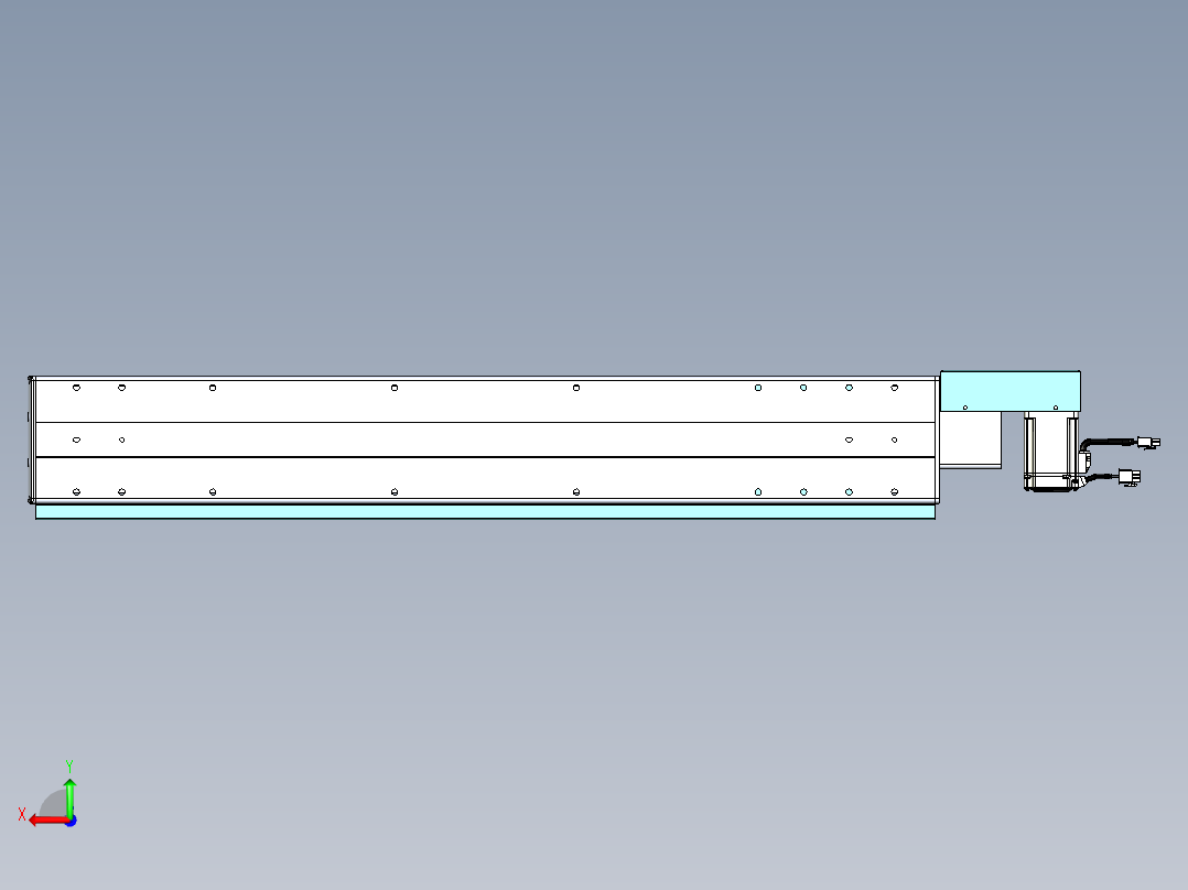 威洛博VBF同步带传动一般环境VBF14-L45-S700-BR-ZP40-C3后视图